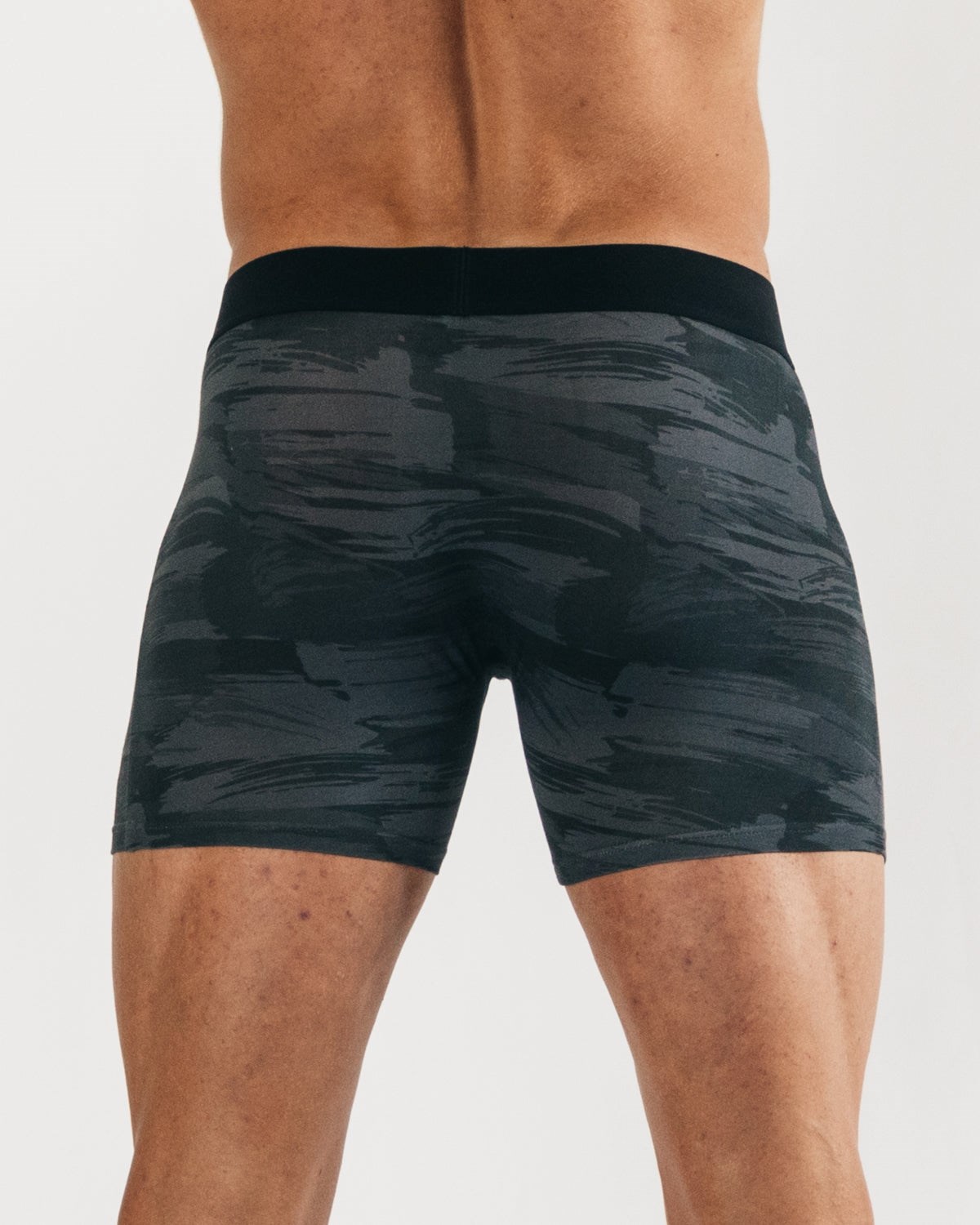 Alphalete Oddychająca Modal Bokser Brief Czarne Camo | 49387-UQPT