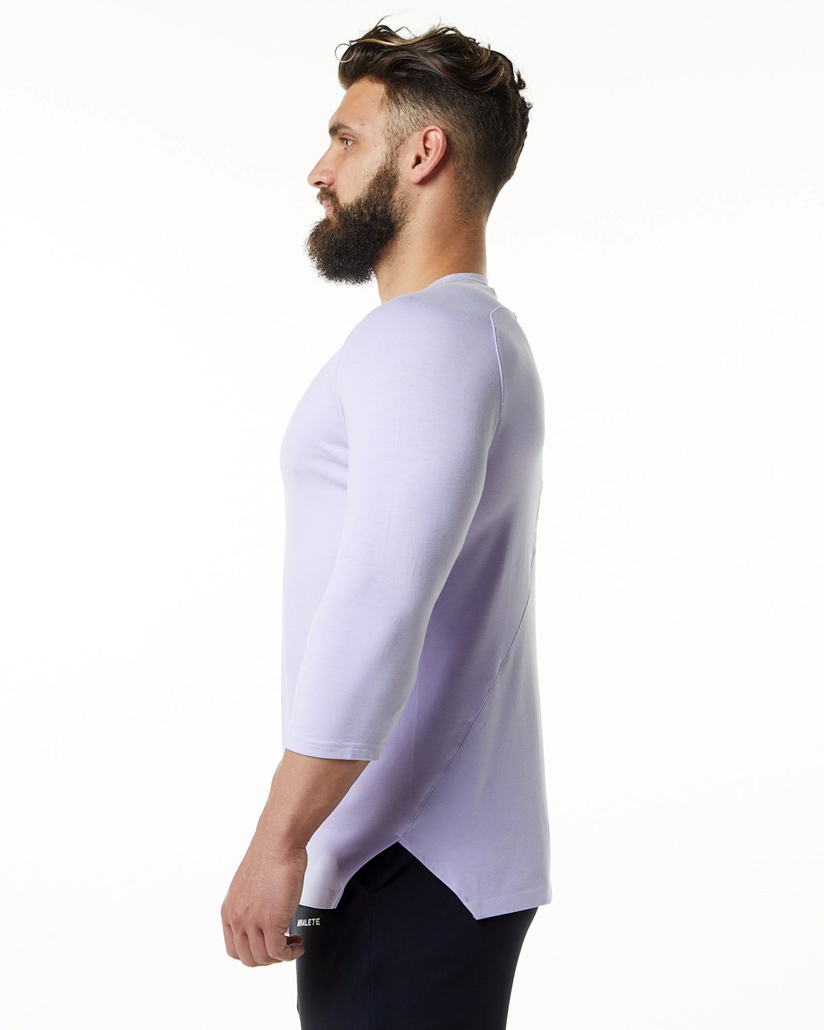 Alphalete Premium 3/4 Sleeve Tee Lilac Haze | 64937-NQLP