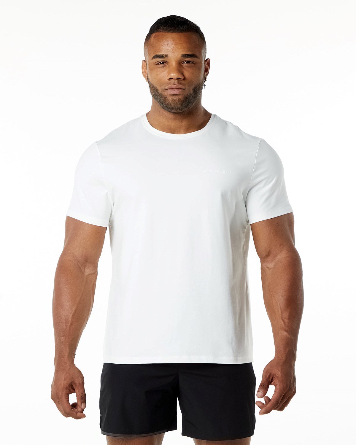 Alphalete Relaxed Fit Tee Avalanche | 86347-XGRY