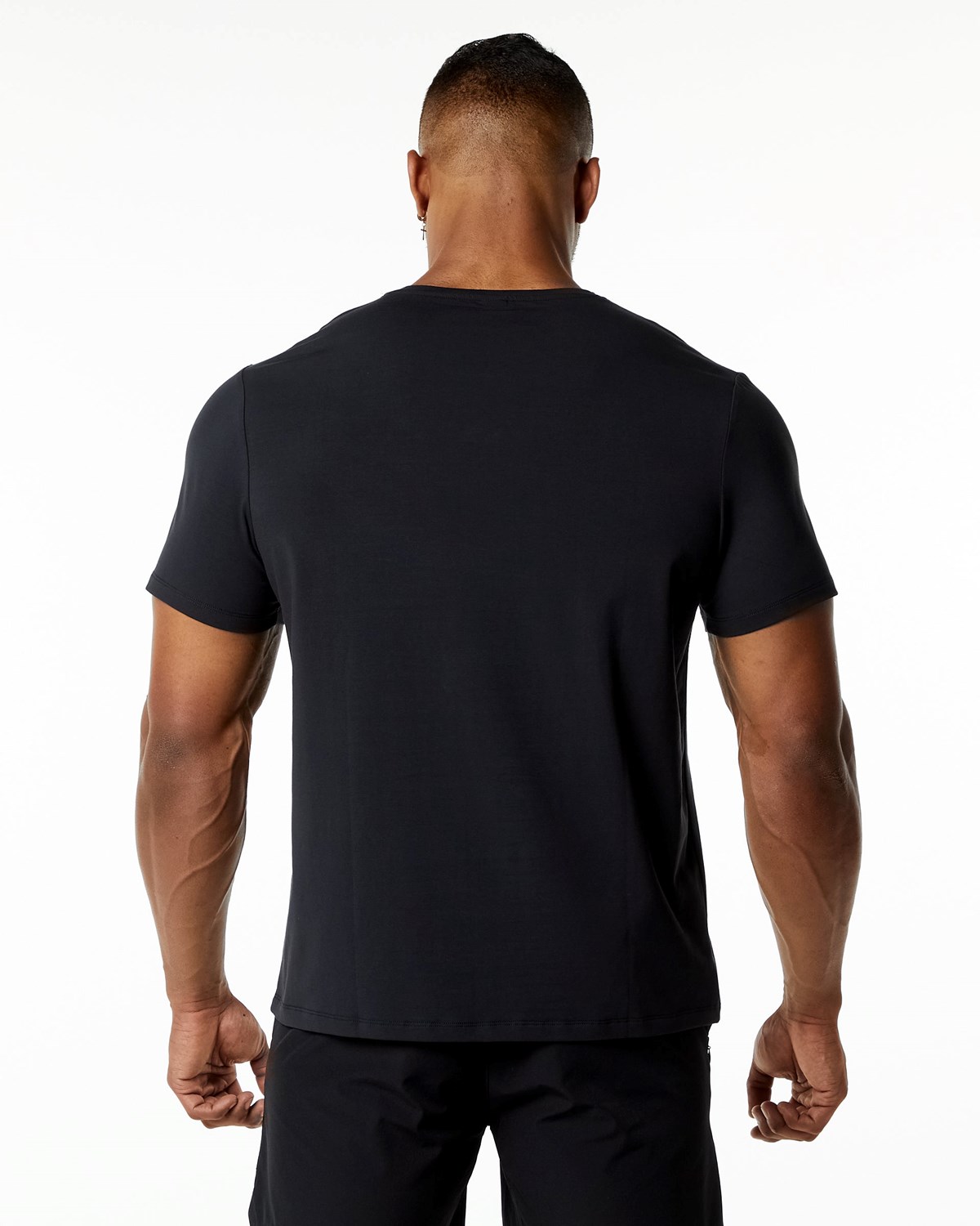 Alphalete Relaxed Fit Tee Blackout | 59628-PWHX