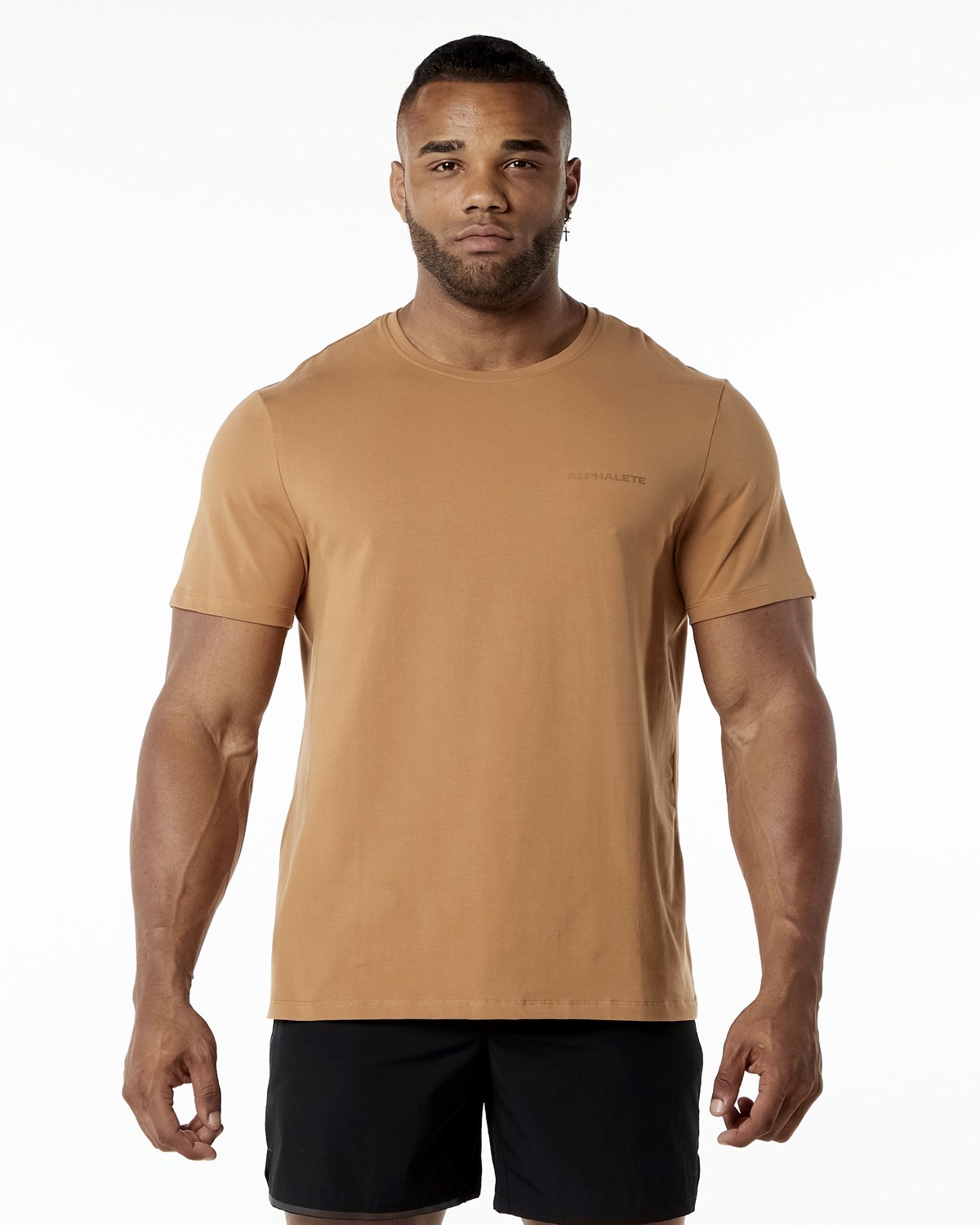 Alphalete Relaxed Fit Tee Rust | 14023-RUMH