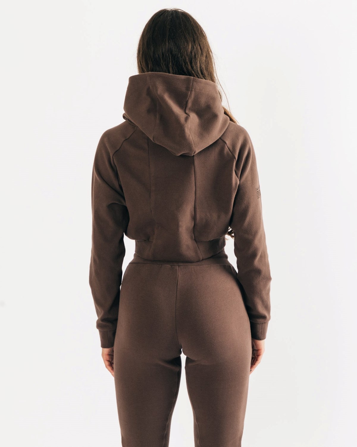 Alphalete Relaxed Single-Brushed Pullover Hoodie Cocoa | 40927-ETYO