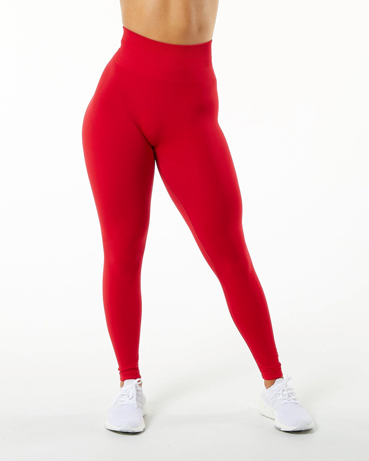 Alphalete Seamless Scrunch Legging Czerwone | 83059-PMYA