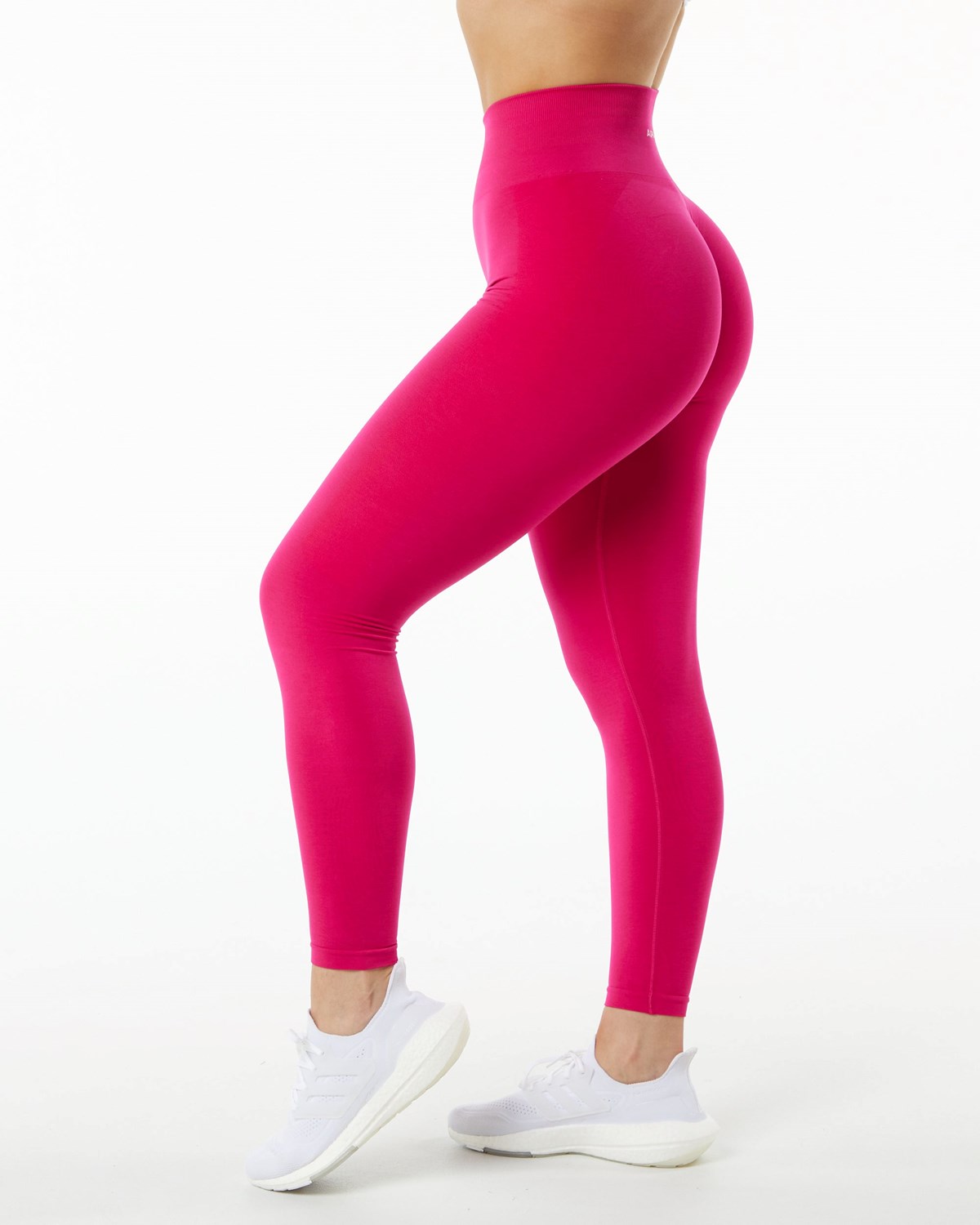 Alphalete Seamless Scrunch Legging Różowe | 25381-HFZY