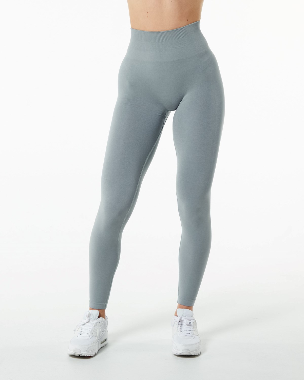 Alphalete Seamless Scrunch Legging Szare | 90745-KJNZ