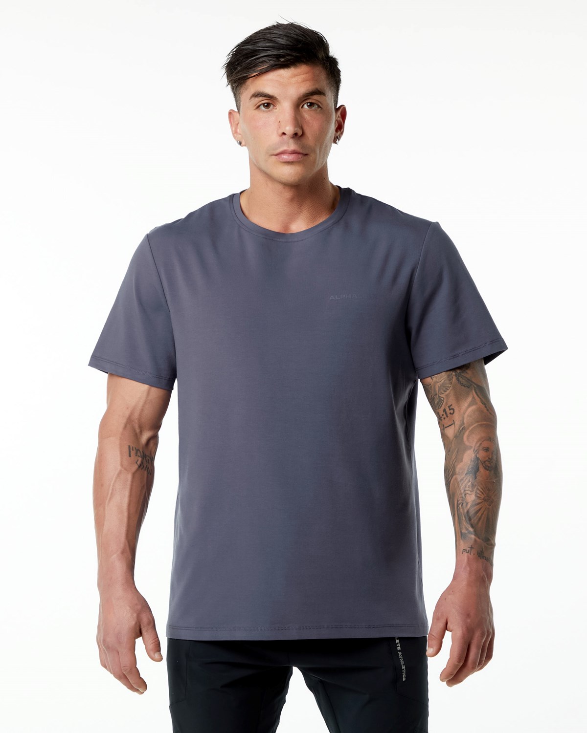 Alphalete Set-In Sleeve Tee Fioletowe | 35691-LYRT