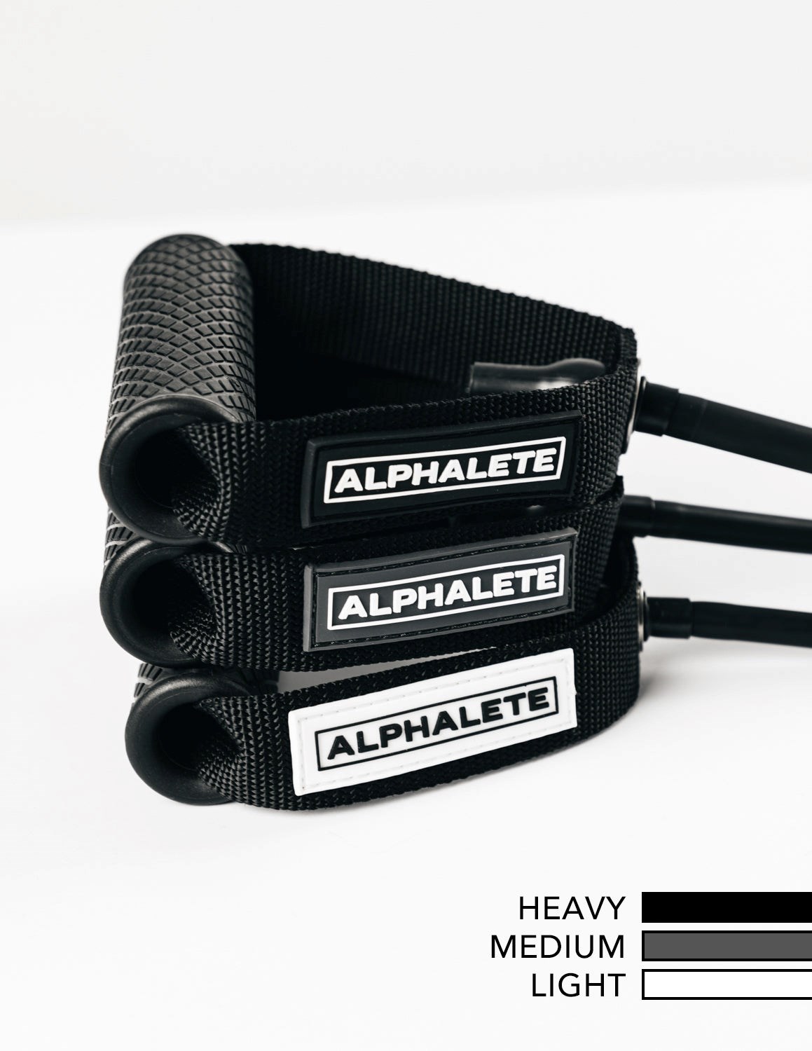 Alphalete Treningowe X Alphalete Soft Touch Tube Band Czarne | 40712-ZPTQ