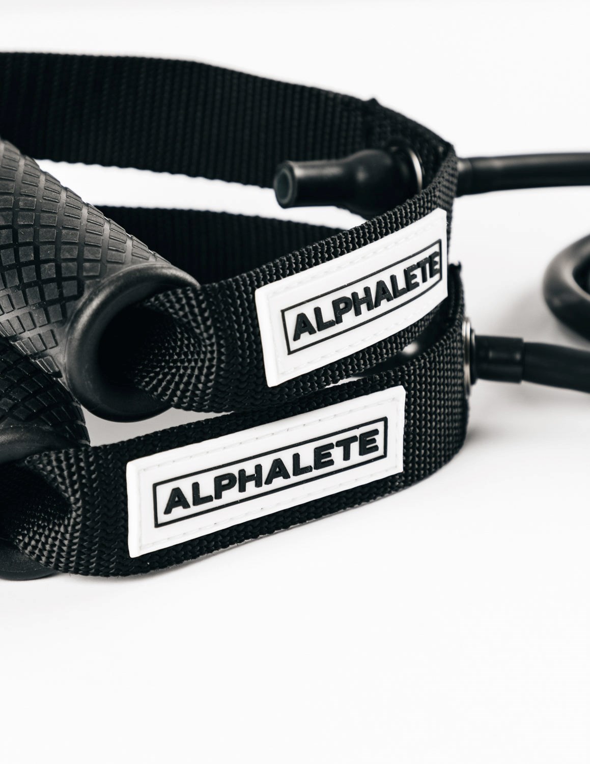 Alphalete Treningowe X Alphalete Soft Touch Tube Band Czarne | 69741-FQOJ