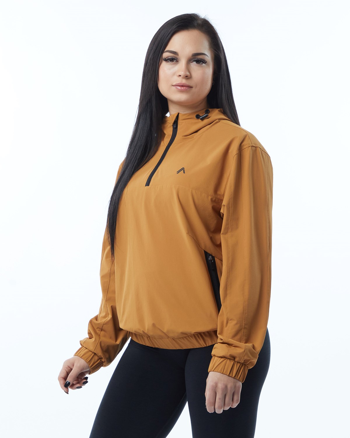 Alphalete Woven Performance Jacket Chestnut | 23547-IOHJ