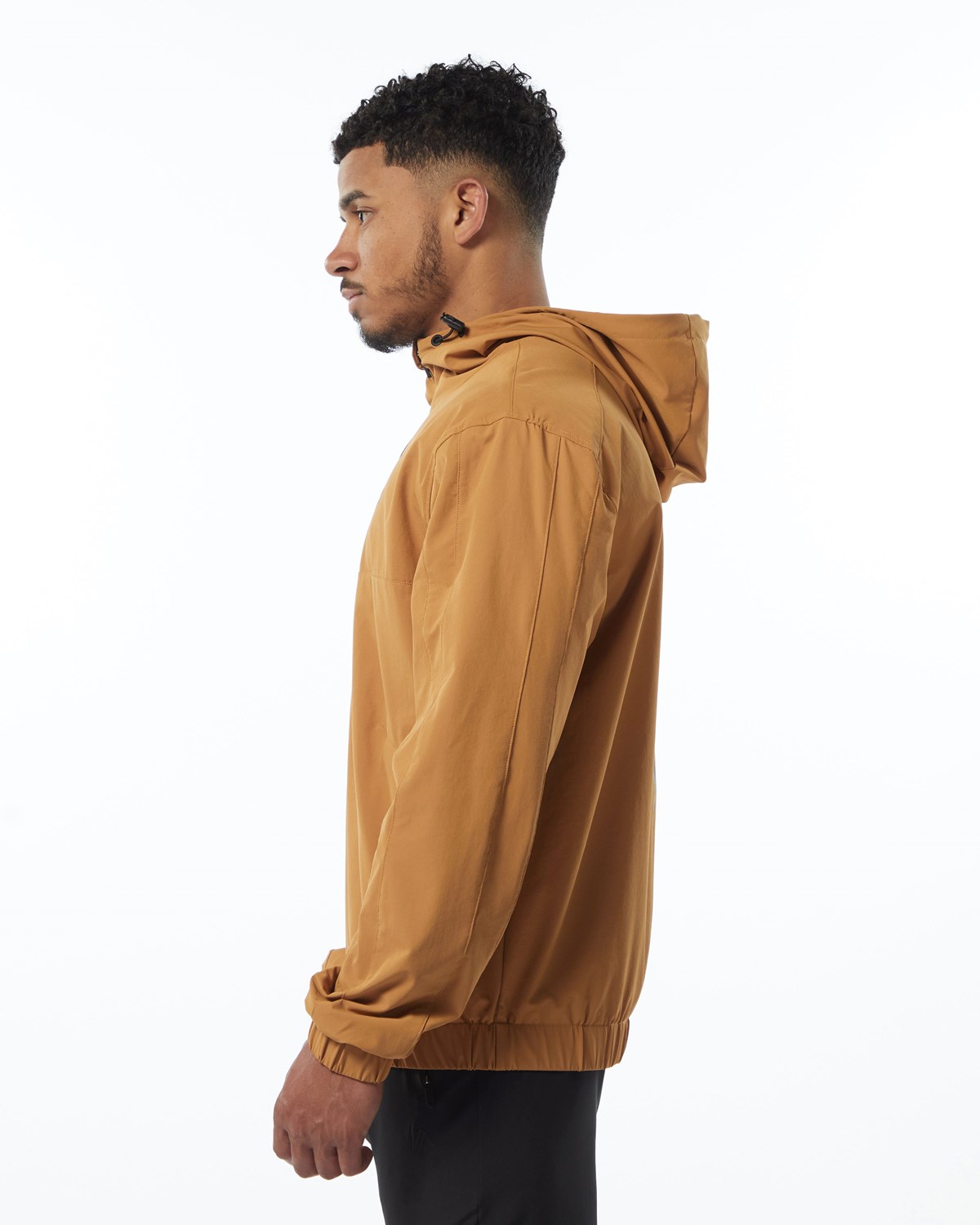 Alphalete Woven Performance Jacket Chestnut | 58271-RWZL