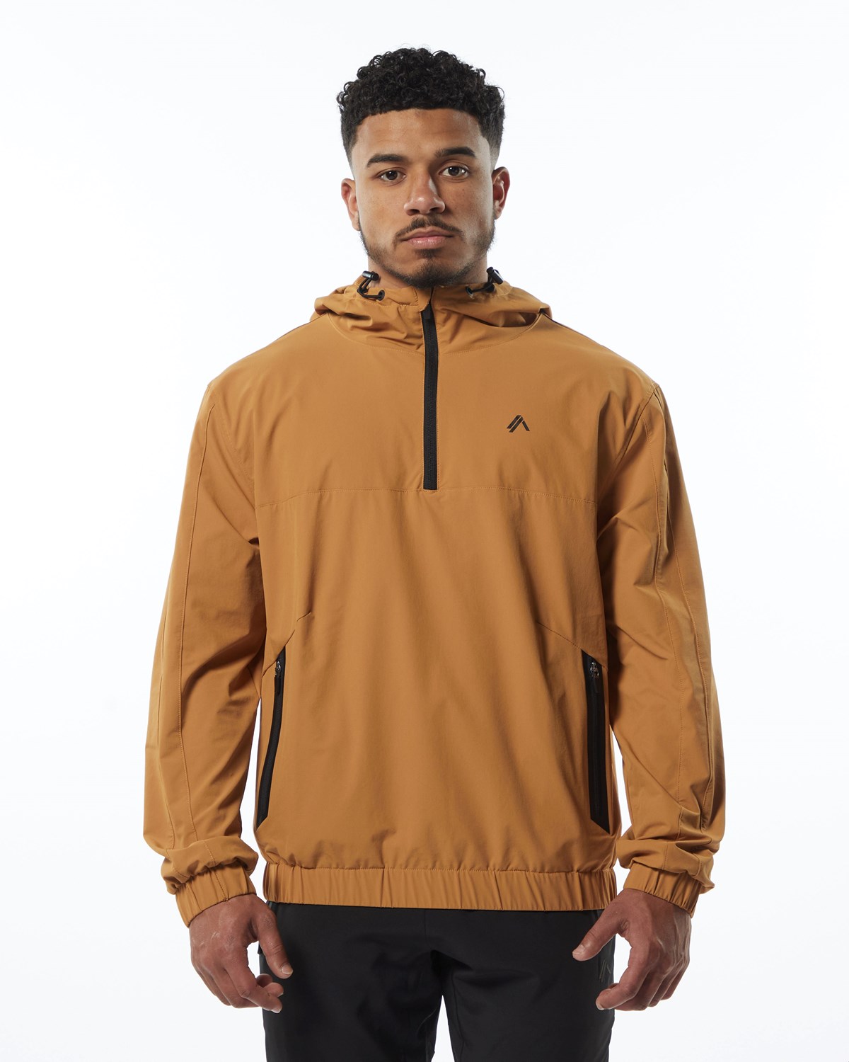 Alphalete Woven Performance Jacket Chestnut | 58271-RWZL