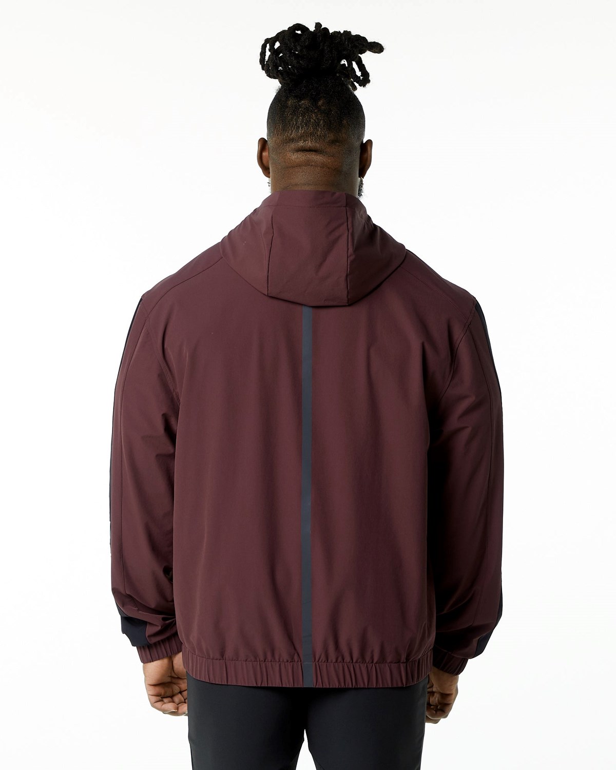 Alphalete Woven Performance Jacket Ciemny | 13475-ANQK