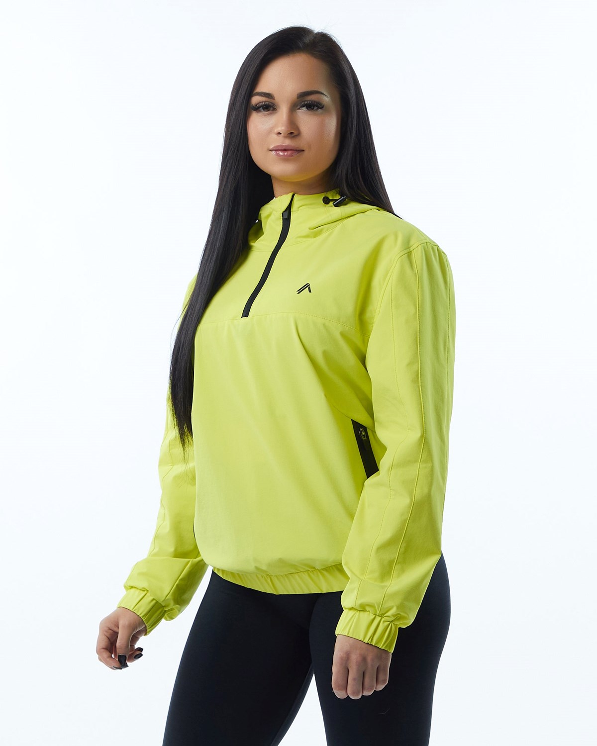 Alphalete Woven Performance Jacket Citrus Slice | 58706-TJOQ