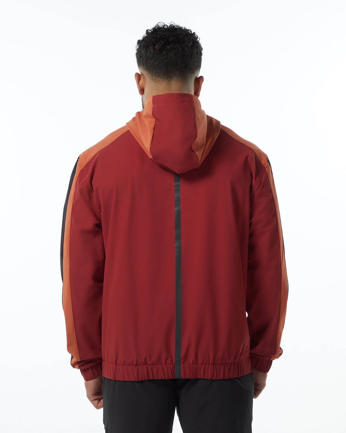 Alphalete Woven Performance Jacket Czerwone | 94820-SJTG