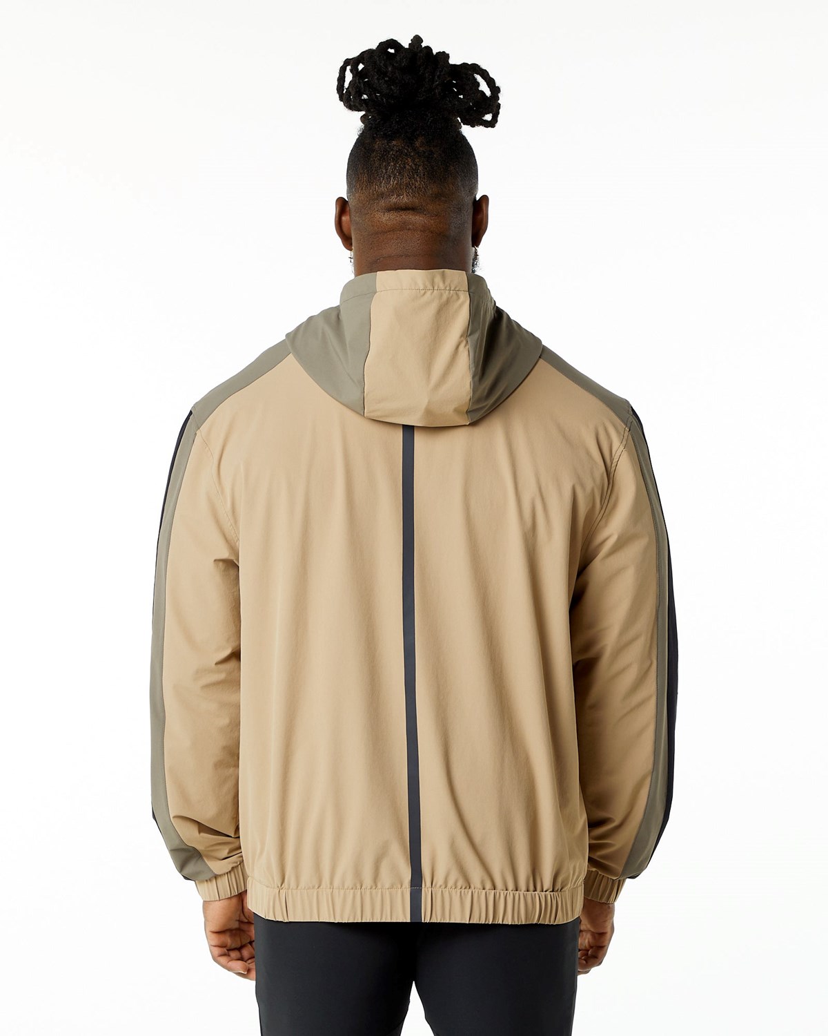 Alphalete Woven Performance Jacket Desert Safari | 71524-MAWG