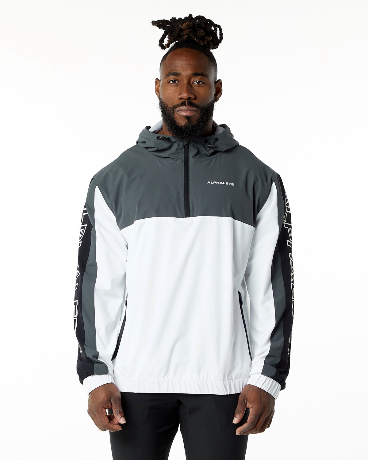 Alphalete Woven Performance Jacket Rocky Mountain | 38705-PANT