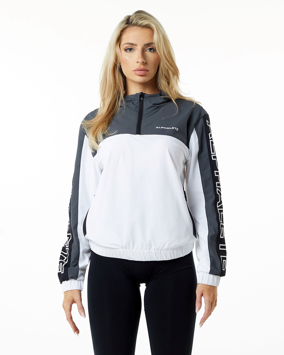 Alphalete Woven Performance Jacket Rocky Mountain | 51720-QJYX