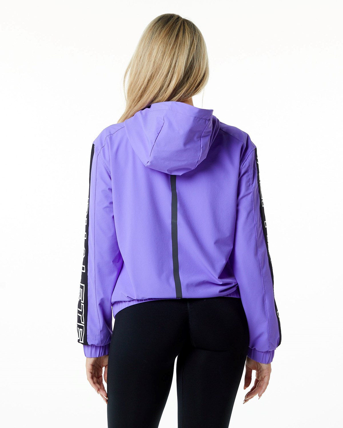 Alphalete Woven Performance Jacket Synthetic Violet | 94137-PMRN