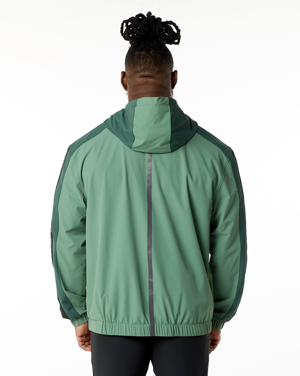 Alphalete Woven Performance Jacket Wild Sage | 61230-SVBG