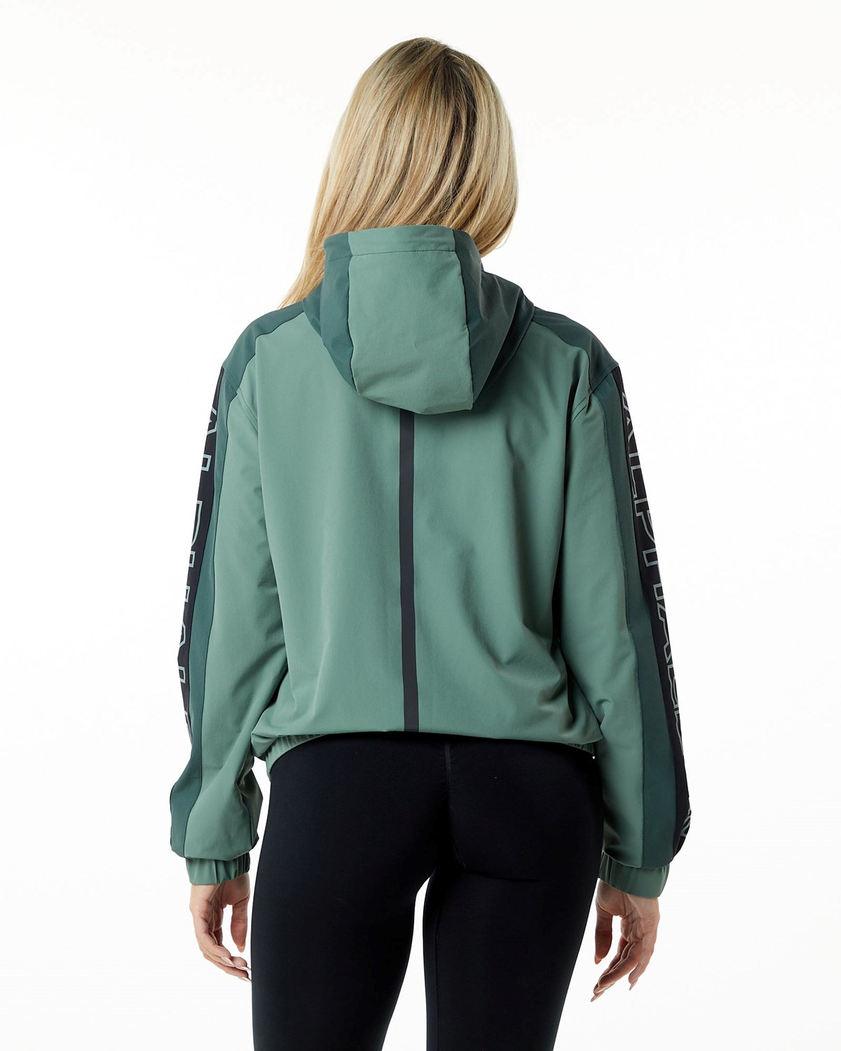 Alphalete Woven Performance Jacket Wild Sage | 97154-TPOH