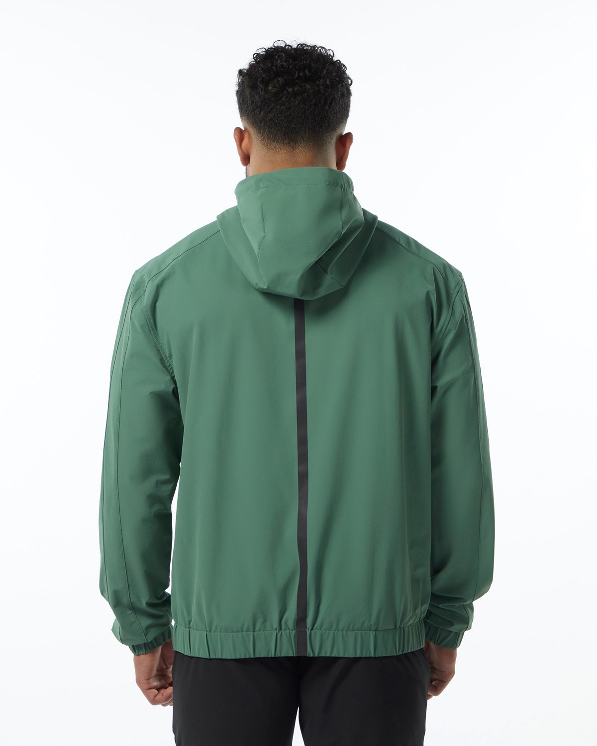 Alphalete Woven Performance Jacket Zielone | 42390-DQPJ