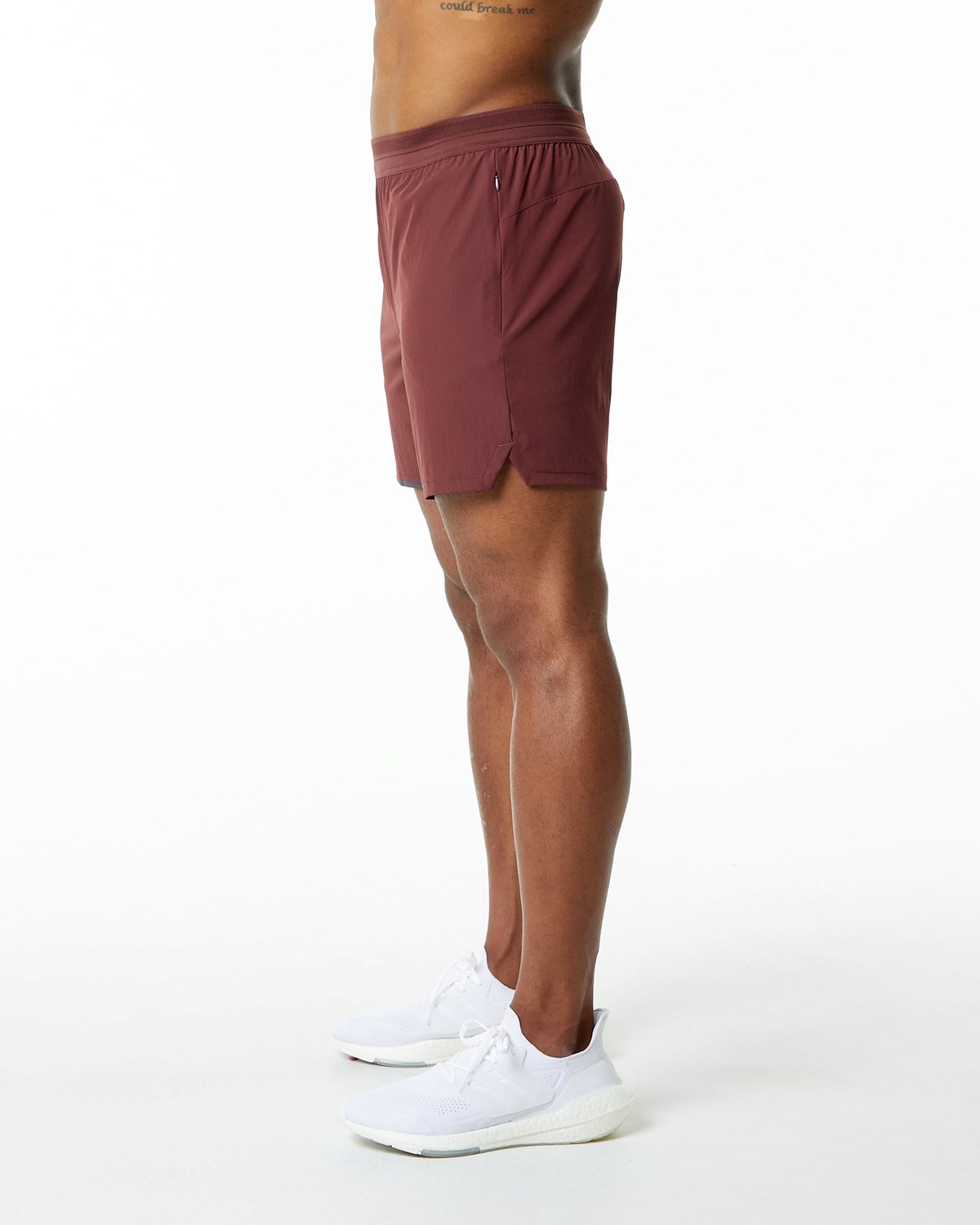 Alphalete Woven Treningowe Krótkie Merlot | 23519-YCST